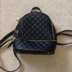 Cute leather backpack